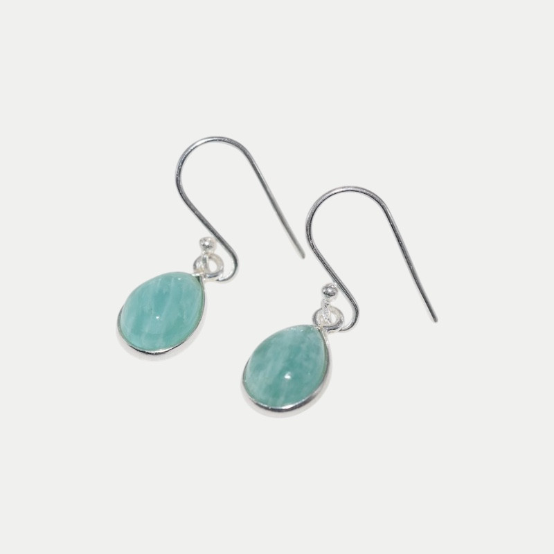 Boucle d'oreille Iris Amazonite