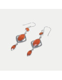 Boucle d'oreille Milani Améthyste
