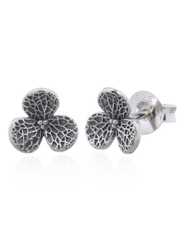 Boucles d'oreilles toute argent