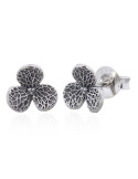 Boucles d'oreilles toute argent