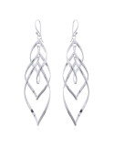 Boucles d'oreilles toute argent