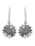 Boucles d'oreilles toute argent
