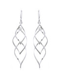 Boucles d'oreilles toute argent