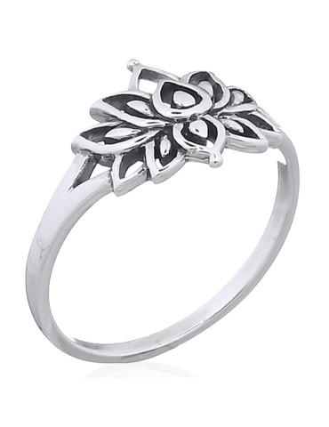Bague toute argent