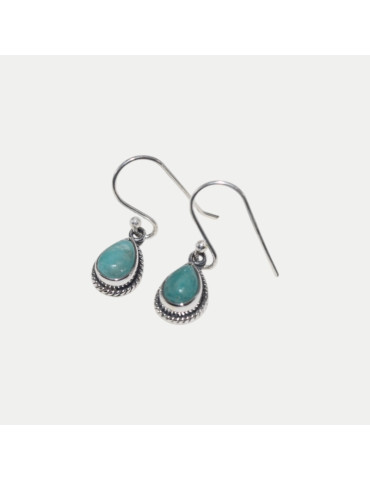 Boucle d'oreille Théa Amazonite