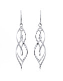 Boucles d'oreilles toute argent