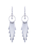 Boucles d'oreilles toute argent
