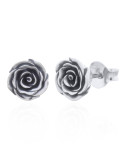 Boucles d'oreilles toute argent