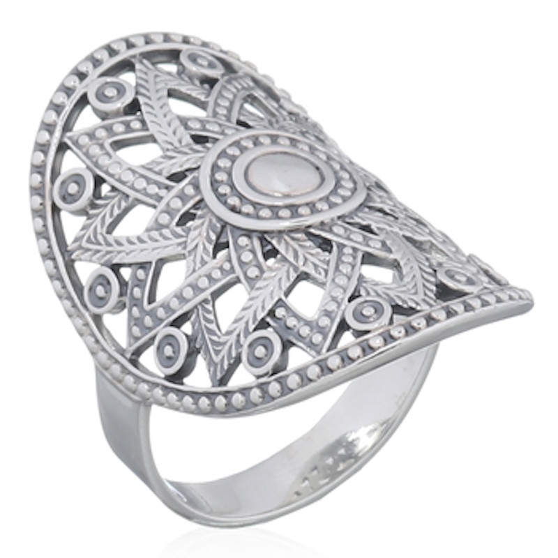 Bague toute argent