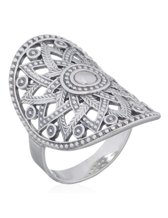 Bague toute argent