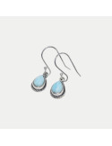 Boucle d'oreille Théa Labradorite