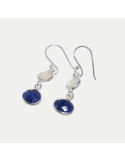 Boucle d'oreille Safia Rubis indien
