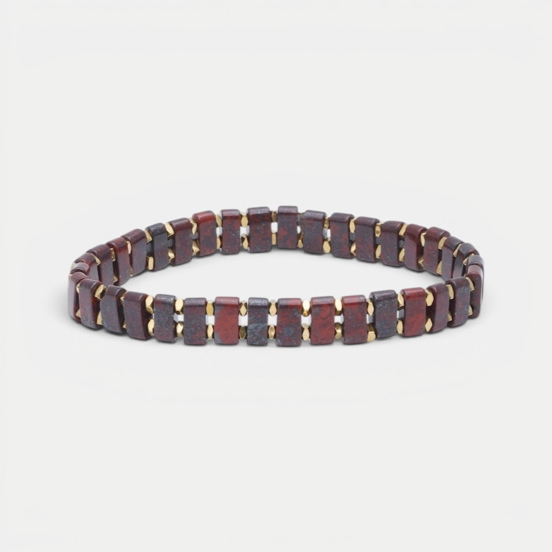 Bracelet Jaspe Rouge