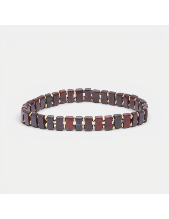 Bracelet Jaspe Rouge