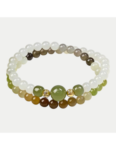 Bracelet Double Jade Nephrite