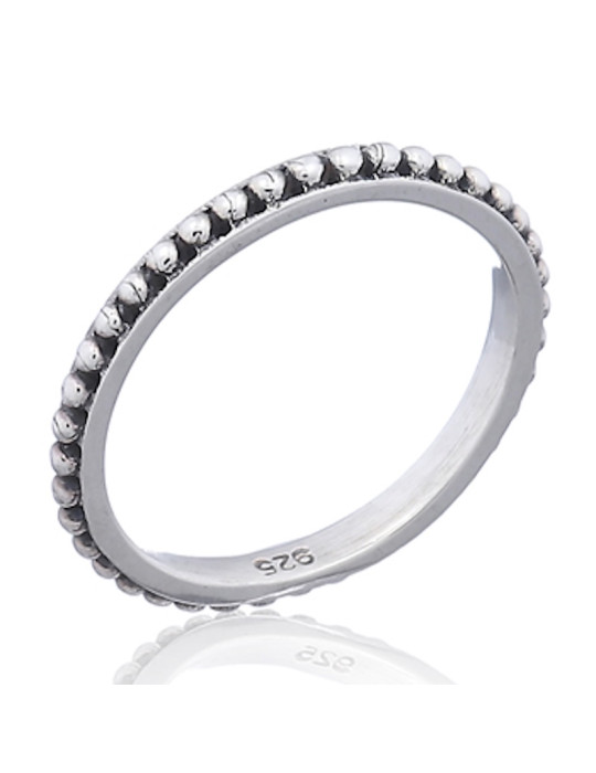 Bague toute argent