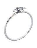 Bague toute argent