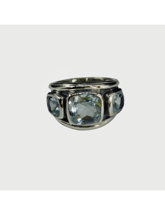 Bague Juanda Topaz Bleu
