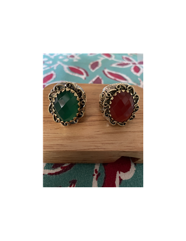 Bague Gloria Onyx rouge