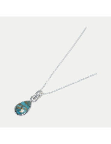 Collier Iris Turquoise cooper