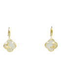 Boucle d'oreille Jade Nephrite Argent 925