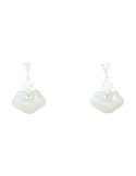 Boucle d'oreille Jade Nephrite Argent 925