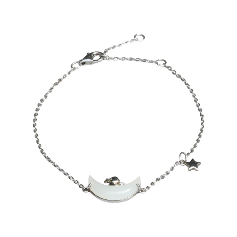 Bracelet Jade Nephrite Argent 925