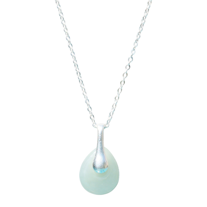 Collier Jade Nephrite Argent 925
