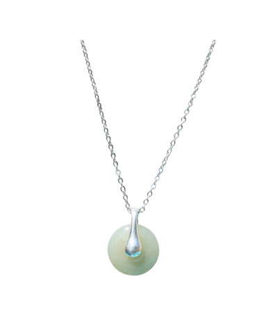 Collier Jade Nephrite Argent 925