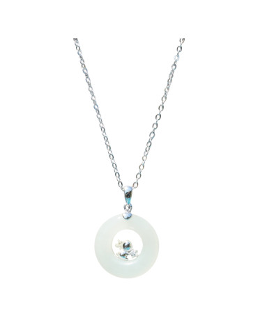 Collier Jade Nephrite Argent 925
