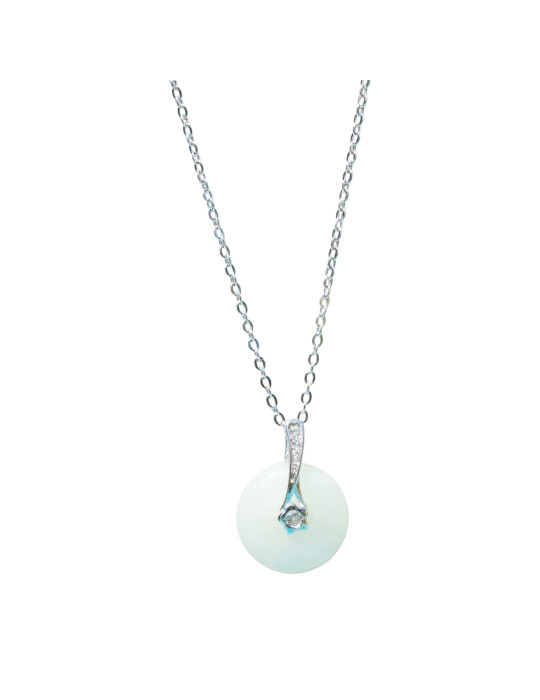 Collier Jade Nephrite Argent 925
