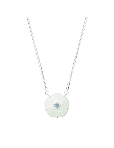 Collier Jade Nephrite Argent 925