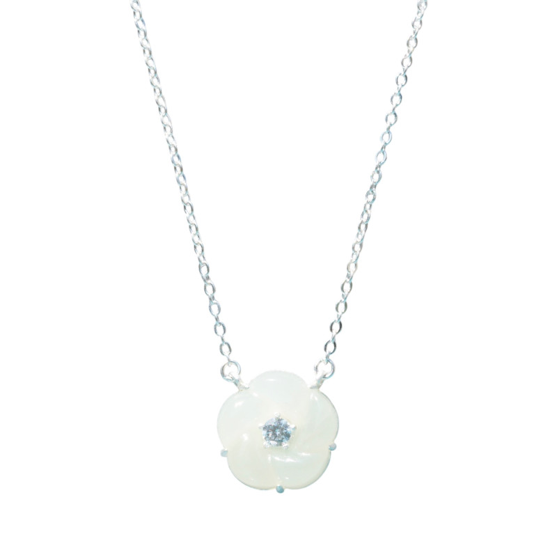 Collier Jade Nephrite Argent 925