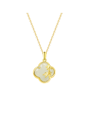 Collier Jade Nephrite Argent 925/Plaqué or