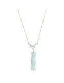 Collier Jade Nephrite Argent 925/Plaqué or