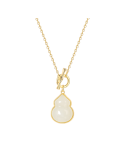 Collier Jade Nephrite Argent 925/Plaqué or