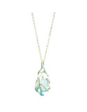 Collier Jade Nephrite Argent 925/Plaqué or