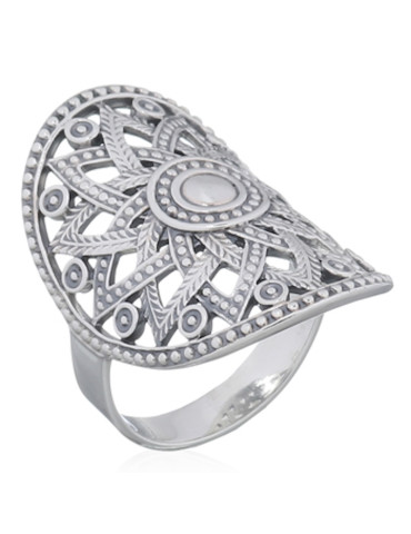 Bague toute argent
