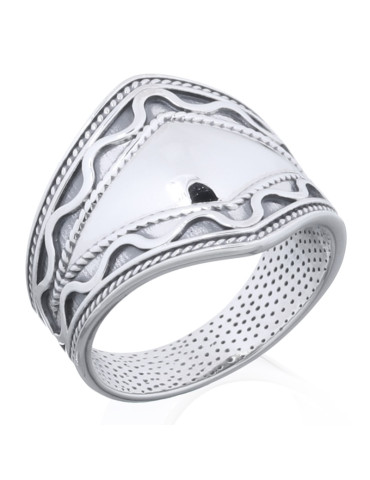 Bague toute argent