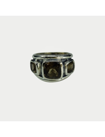 Bague Juanda Quartz fumé