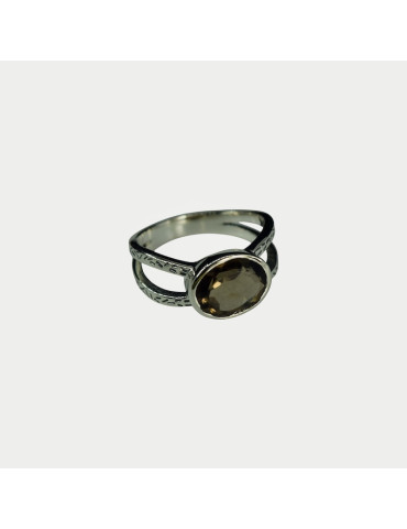 Bague Liani Qartz fumé