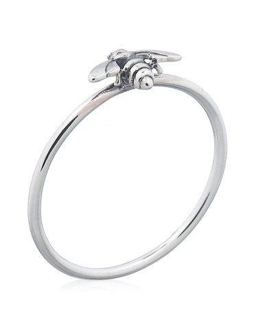 Bague toute argent