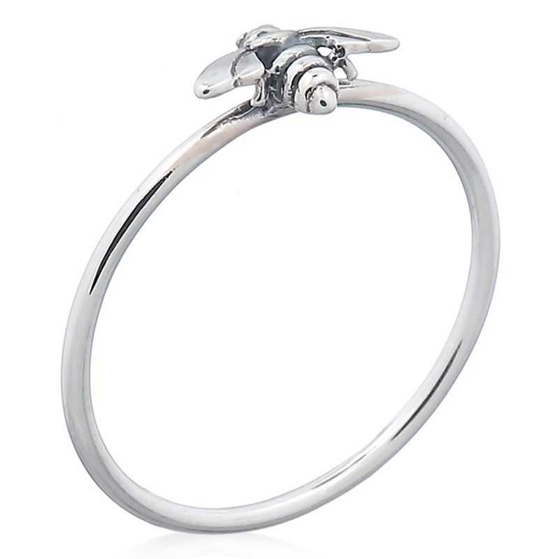Bague toute argent