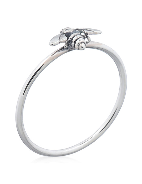 Bague toute argent