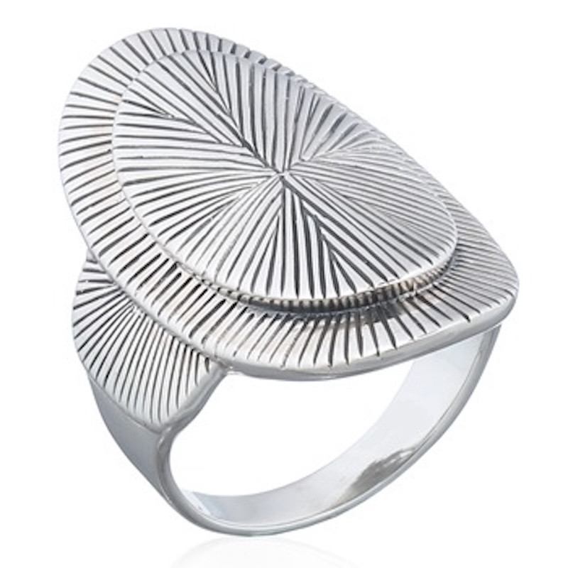 Bague toute argent