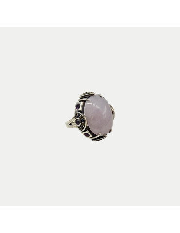 Bague Jade Rhodolite Hisonite