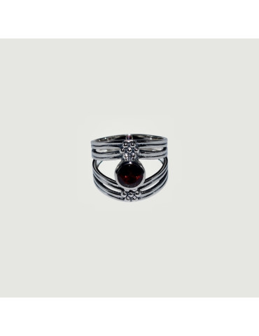 Bague Charlotte Grenat