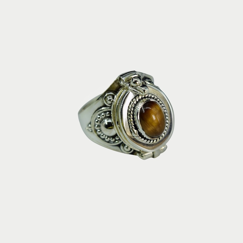 Bague Poison Œil de tigre