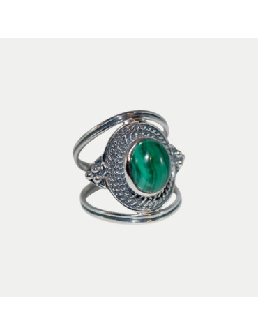 Bague Namasté Malachite