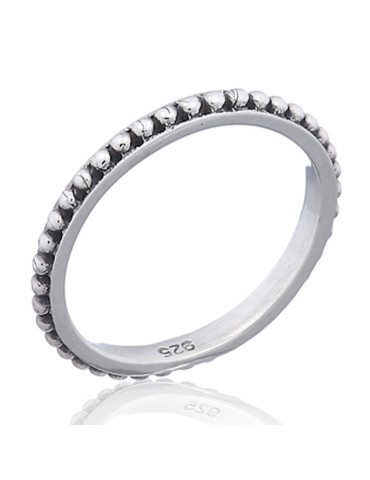 Bague toute argent
